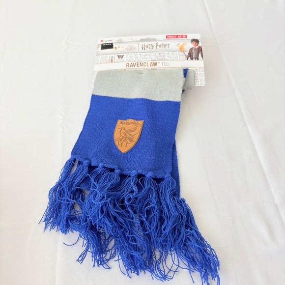 Disguise Accessories - Harry Potter Ravenclaw Scarf Wizarding World Adult Knit Blue Grey Fringe New